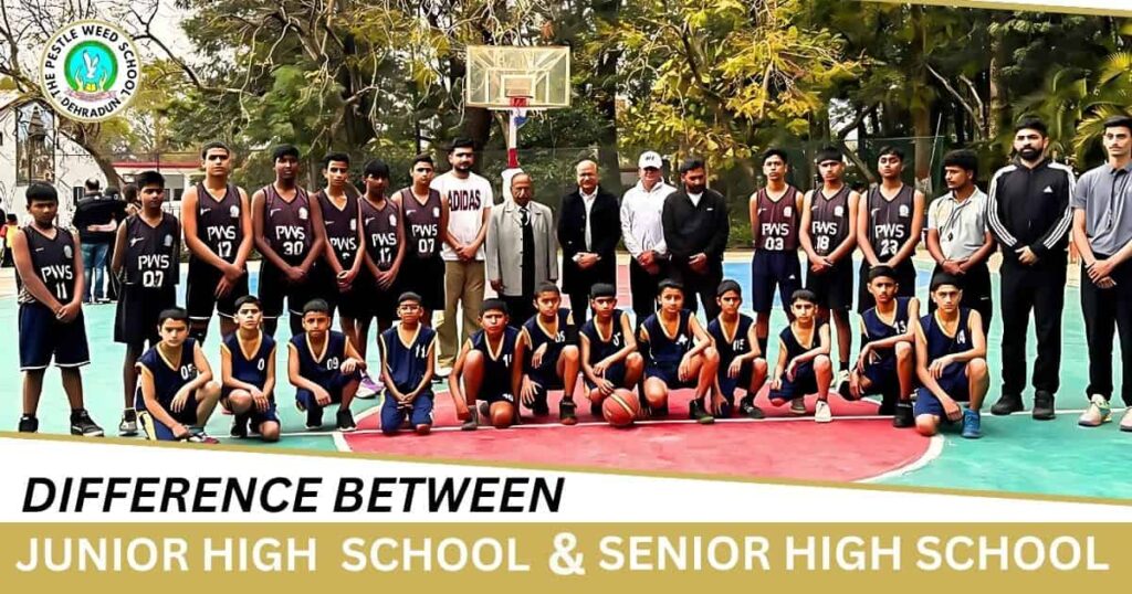 difference between junior high school and senior high school